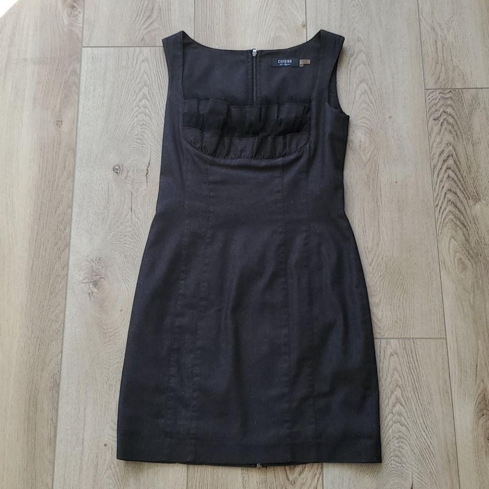 Guess dress, black denim